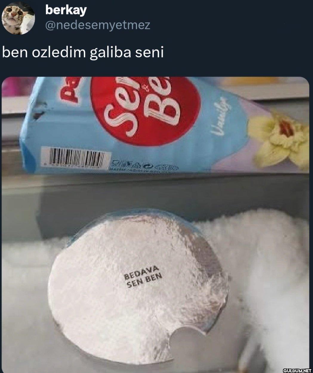 ben ozledim galiba seni...