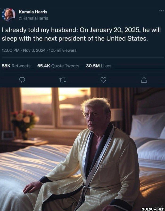 Get ready Kamala’s husband...