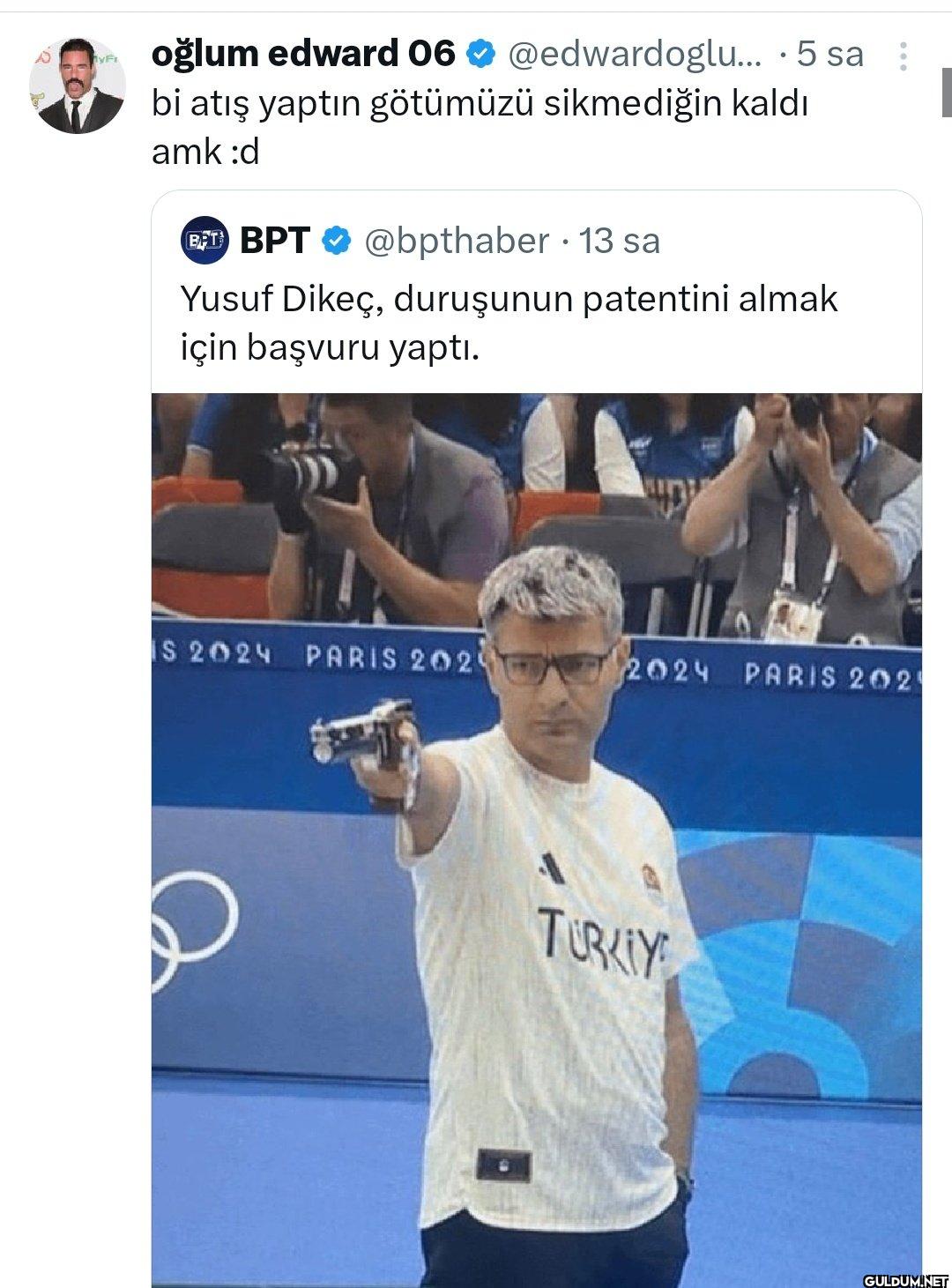 5 sa: bi atış yaptın...
