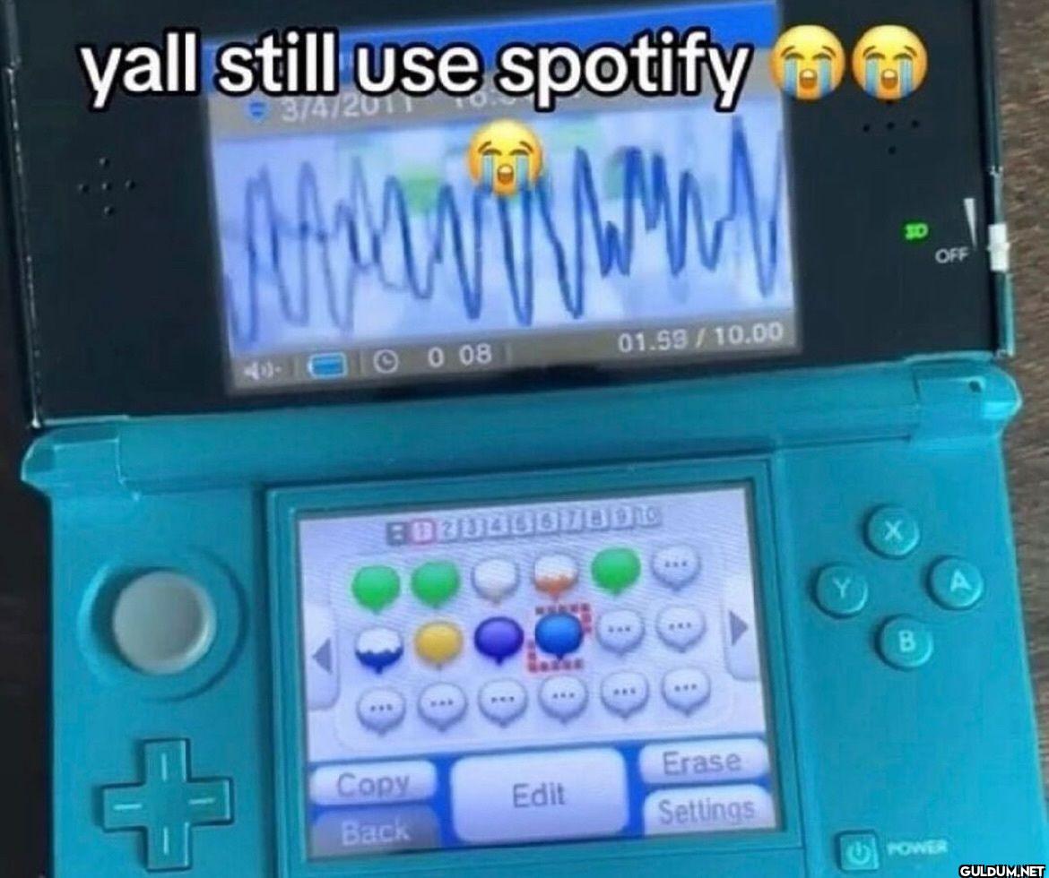 yall still use spotify 374...