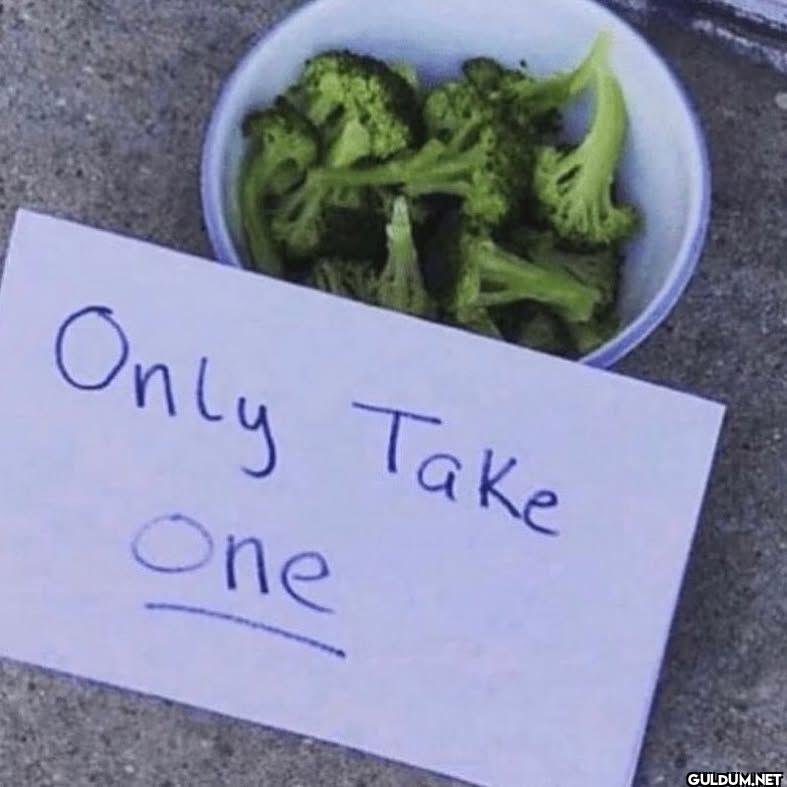 Only Take One