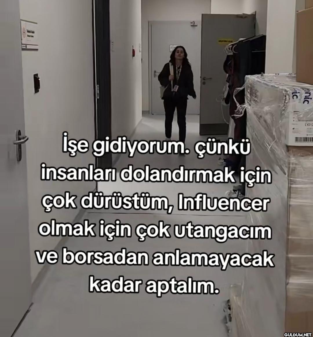 ic nic COO İşe gidiyorum....