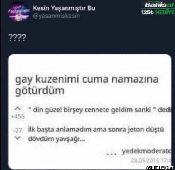 Bahisal 125 HEDİYE gay...