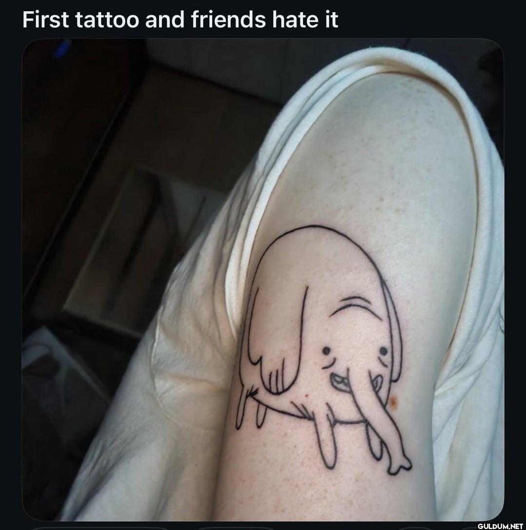 First tattoo and friends hate it