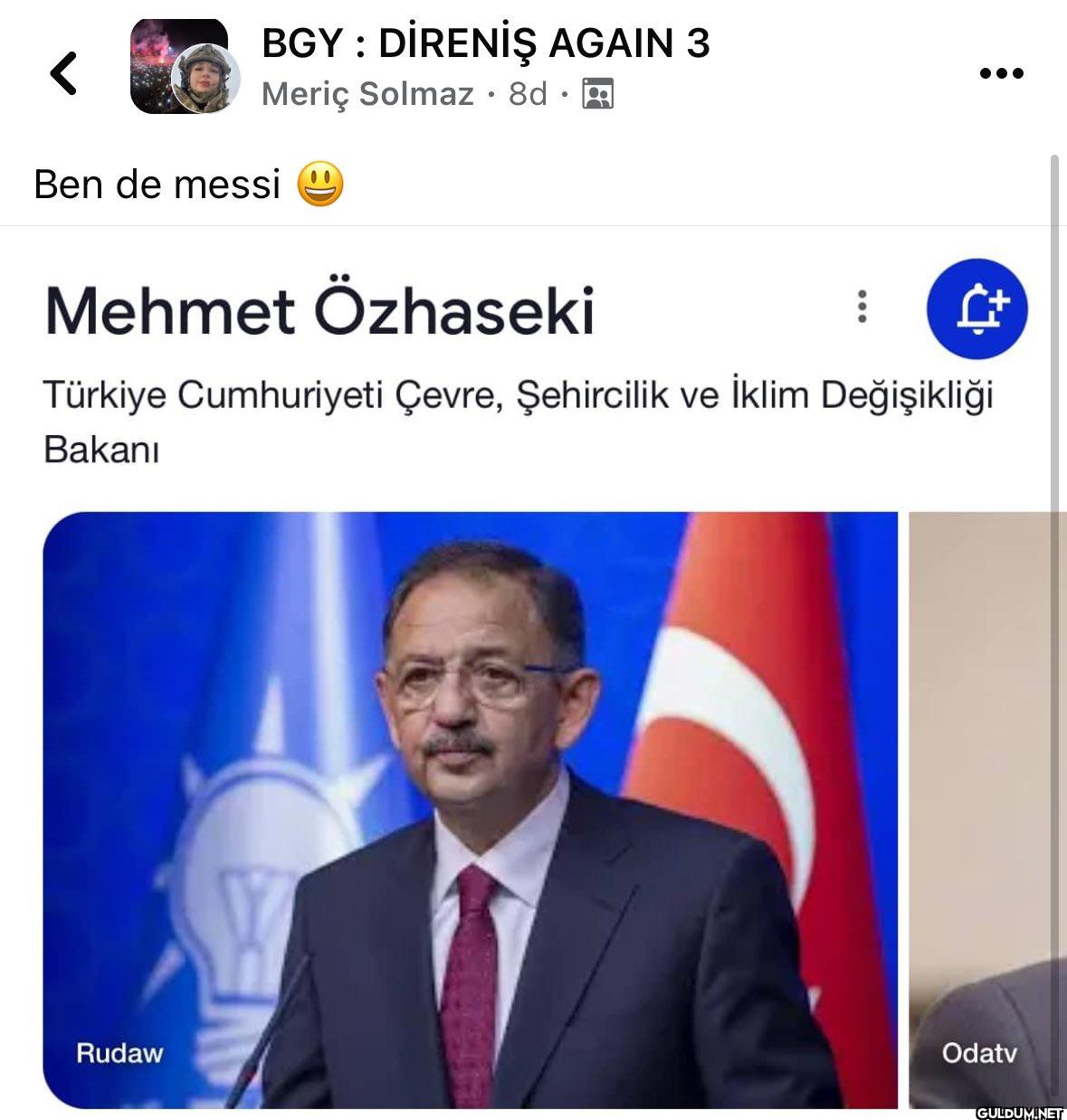 Yerine Murat Kurum’un...