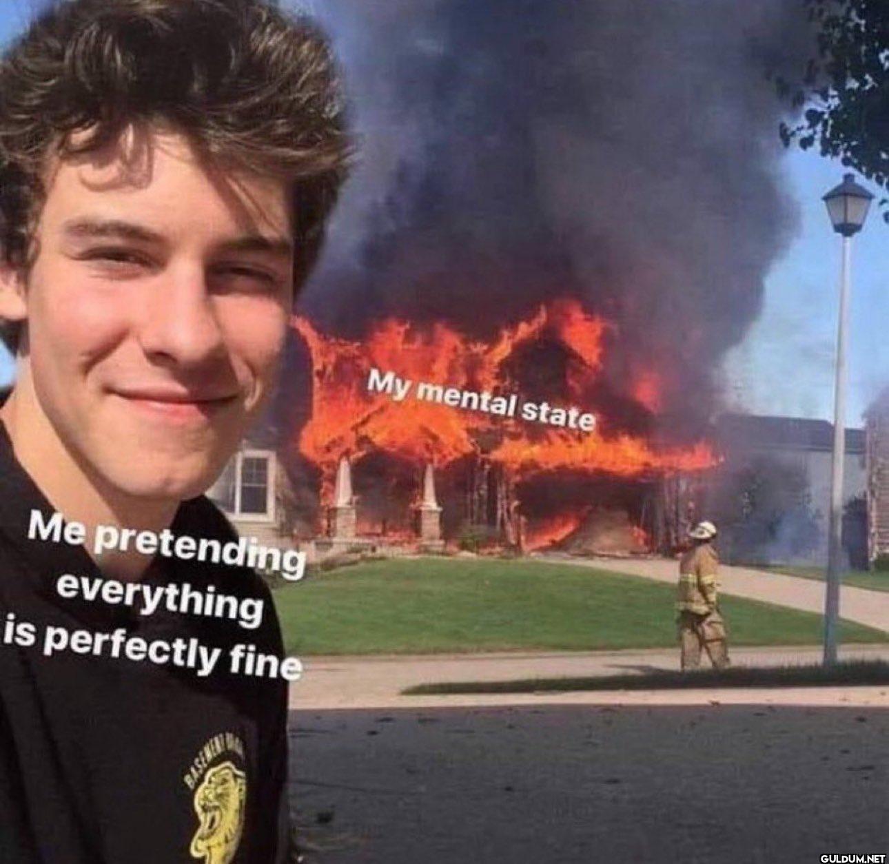 Me pretending everything...