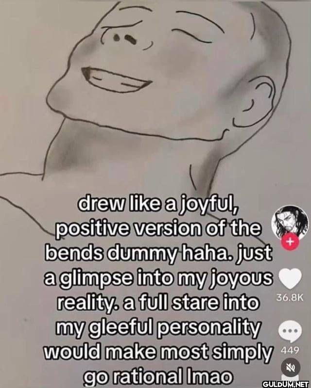 drew like a joyful,...
