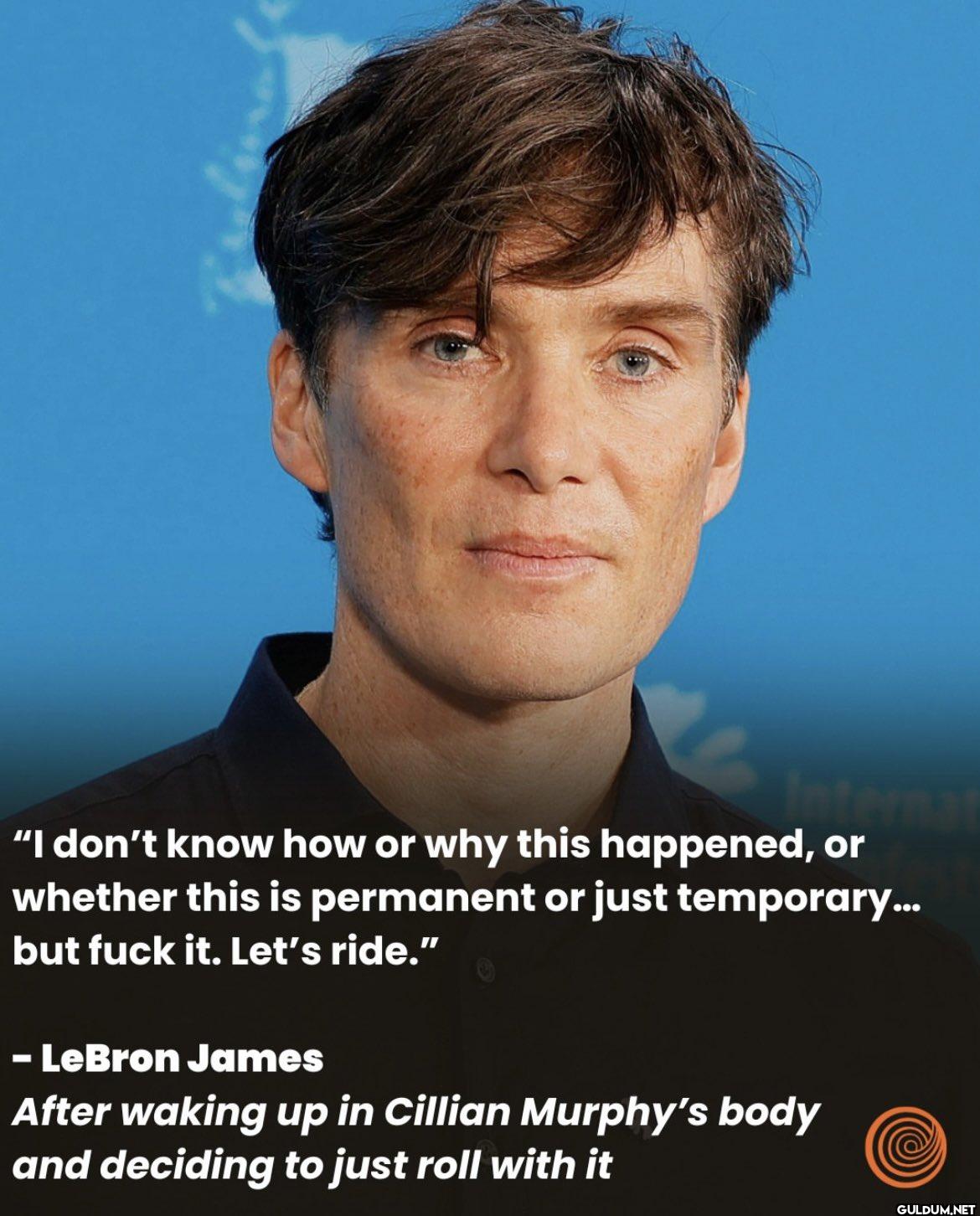 Internat "I don't know how...