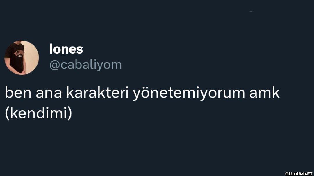 ben ana karakteri...
