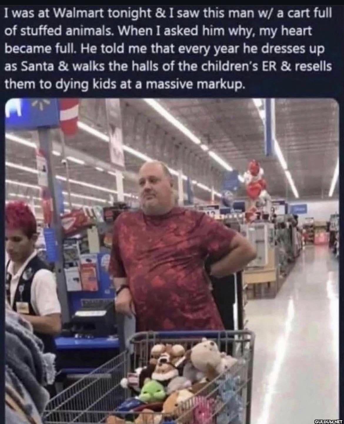 I was at Walmart tonight &...