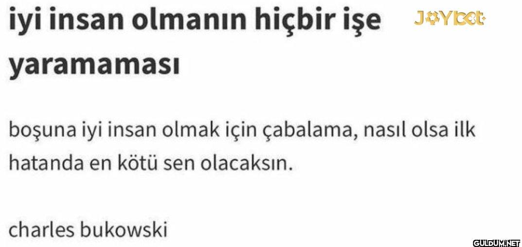 iyi insan olmanın hiçbir...