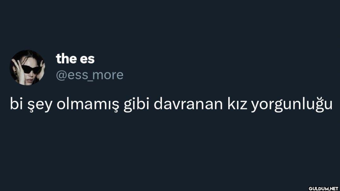 bi şey olmamış gibi...