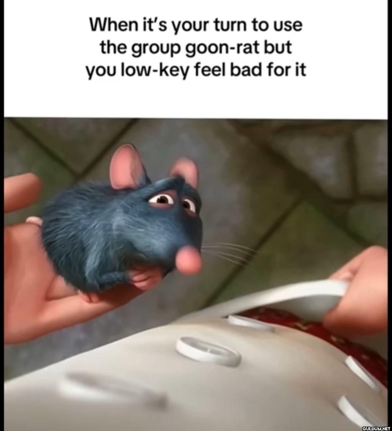 When it's your turn to use...