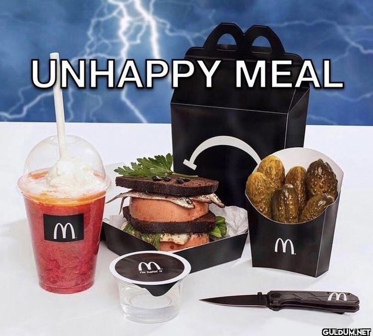 UNHAPPY MEAL m M 3 m