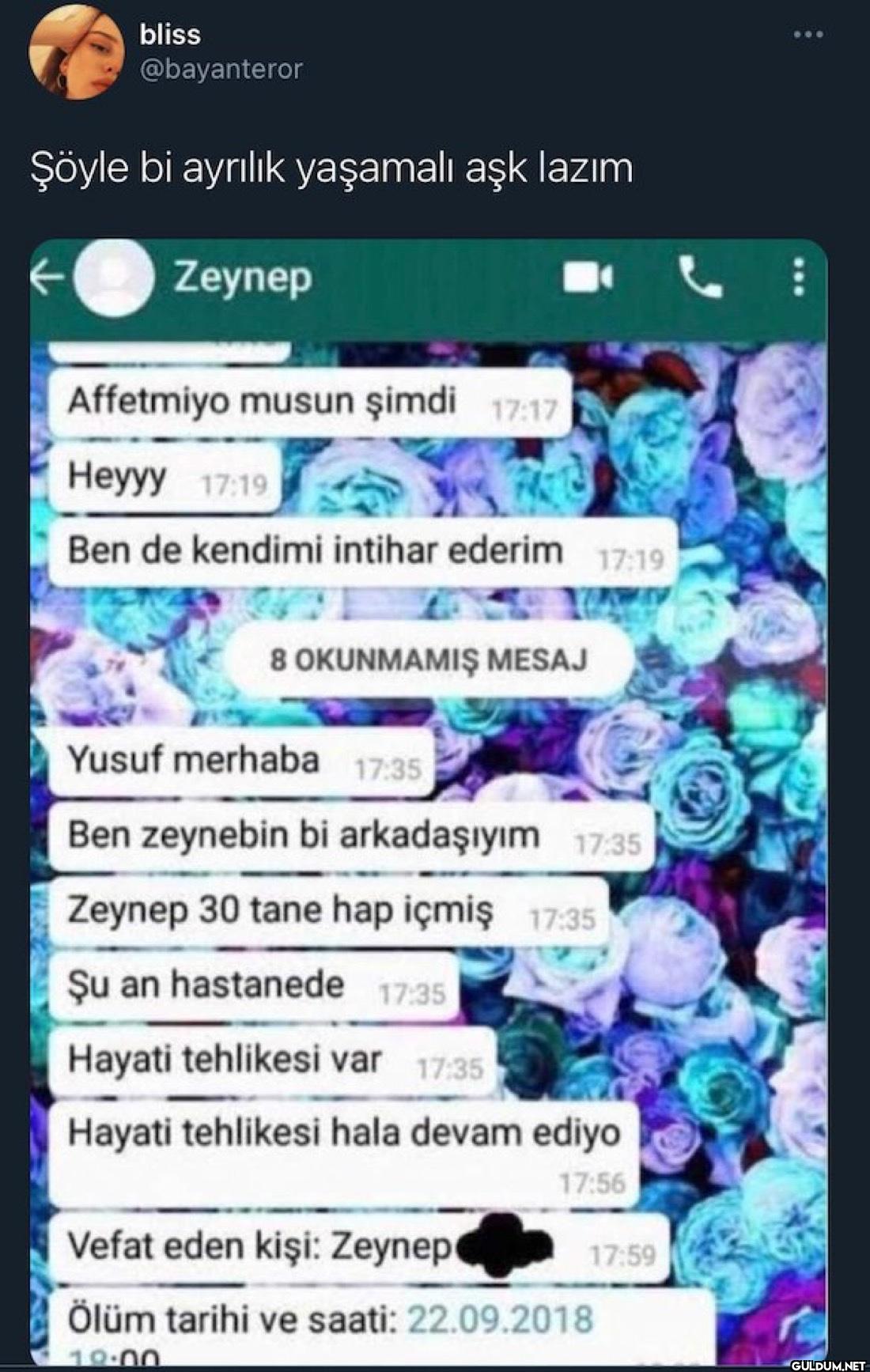 Şöyle bi ayrılık yaşamalı...