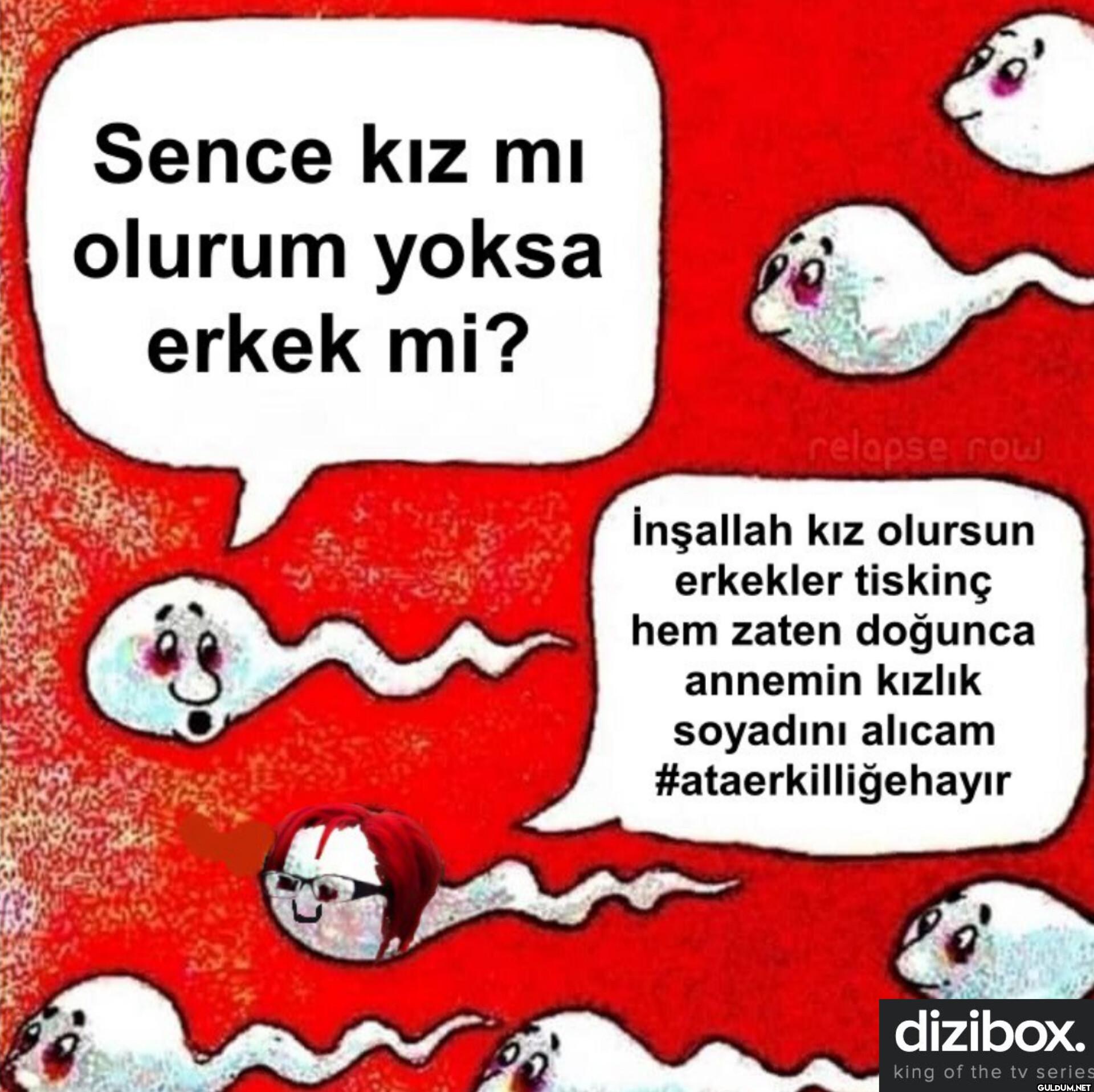 Sence kız mı olurum yoksa...