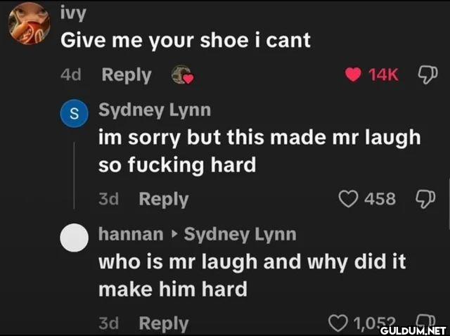 ivy Give me your shoe i...