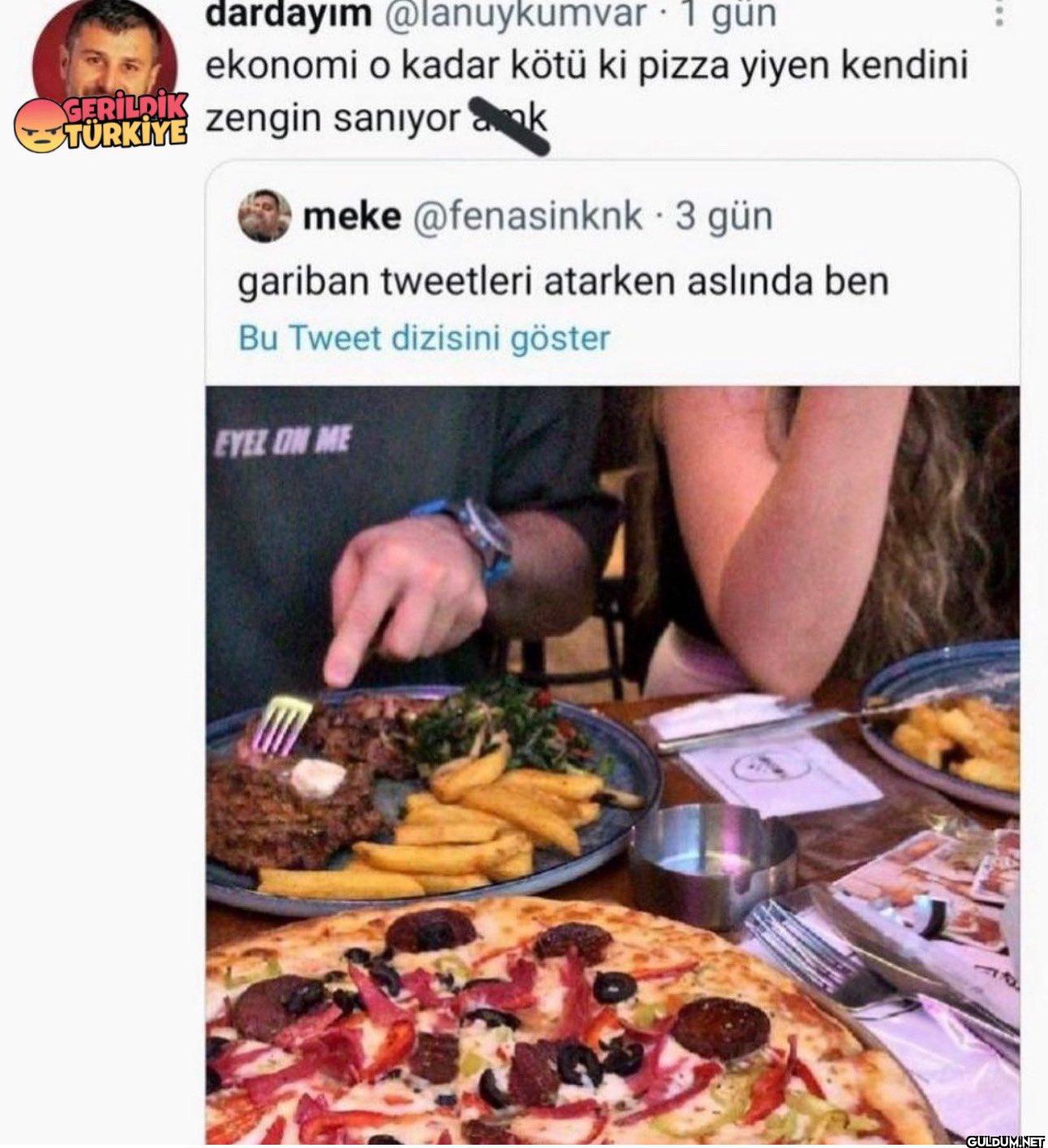 1 gün ekonomi o kadar kötü...