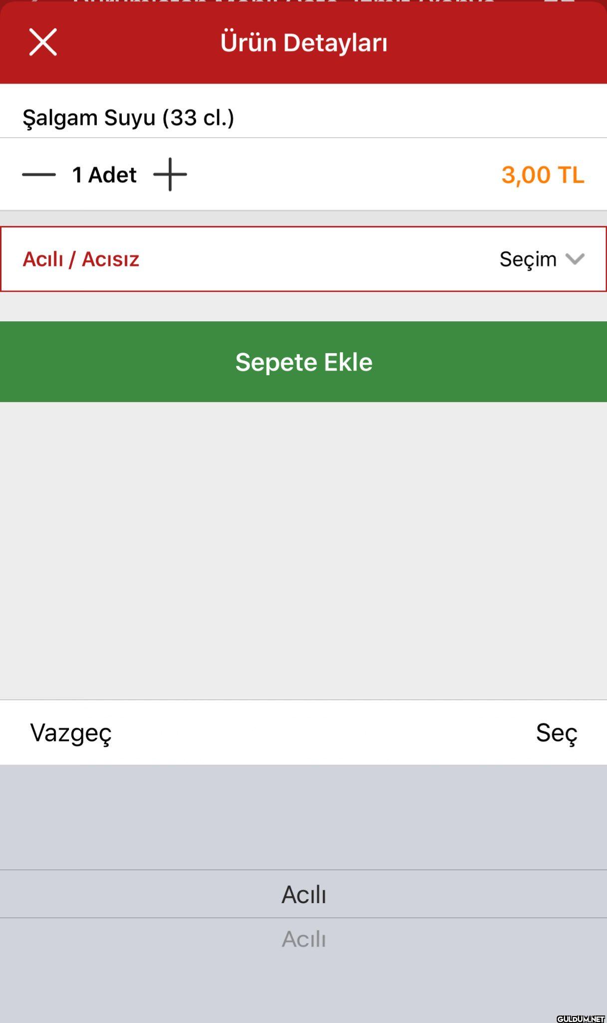 -acısız istiyorum +yok yok...