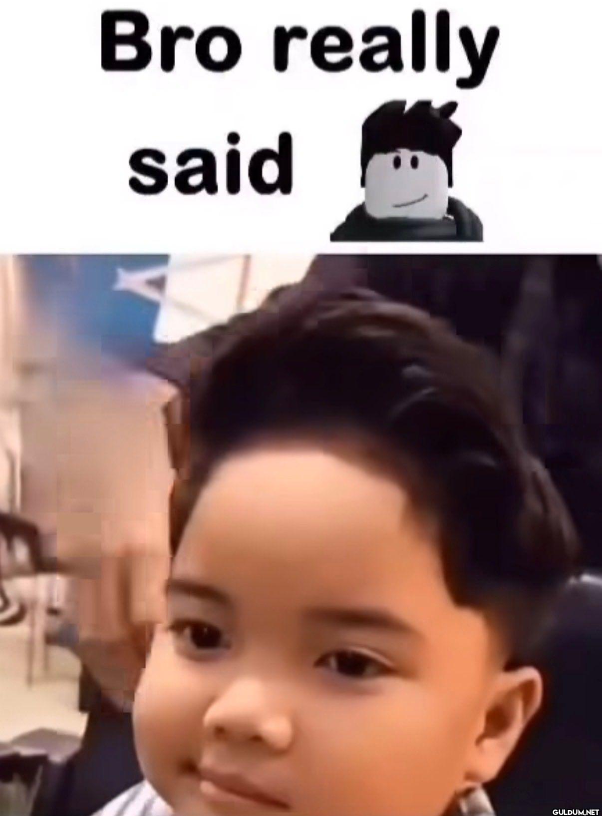 Bro really said