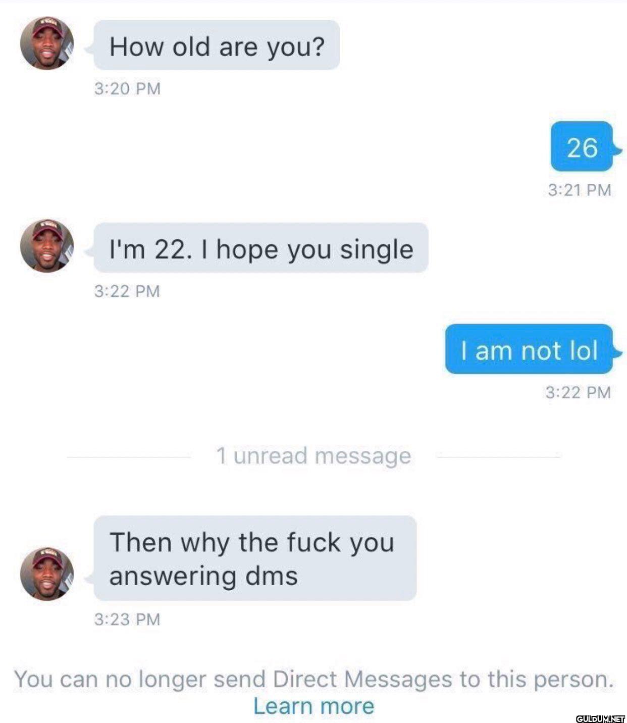 😭    How old are you? 3:20...