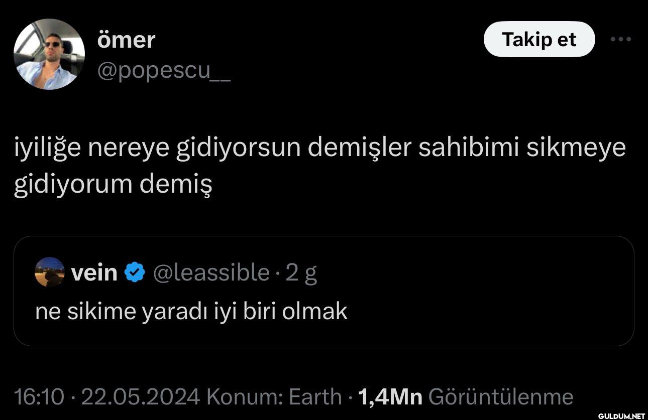 Takip et iyiliğe nereye...