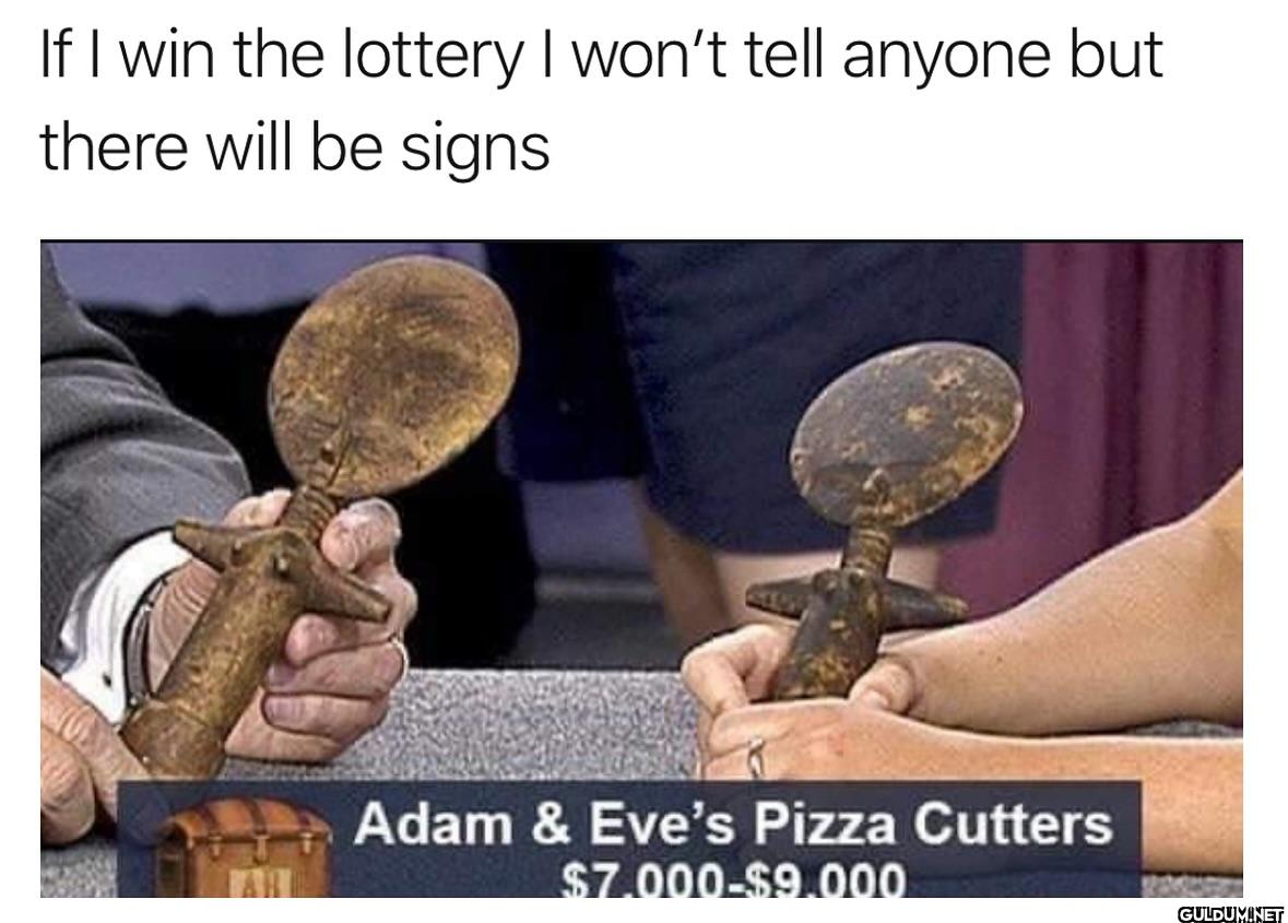 If I win the lottery I...