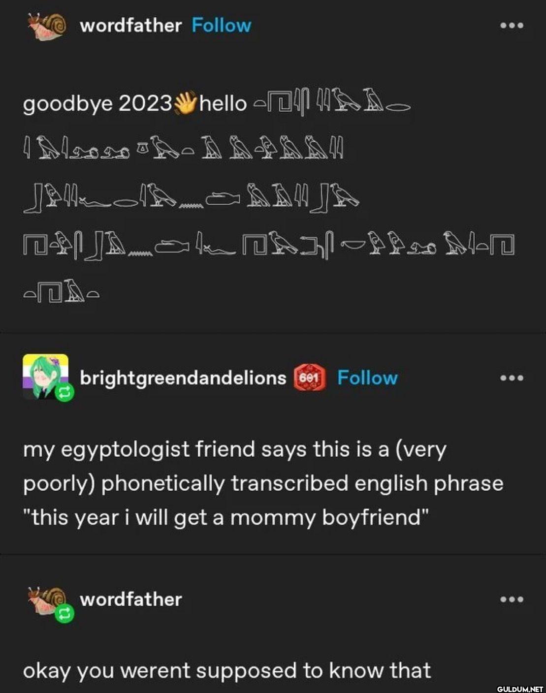 wordfather Follow goodbye...