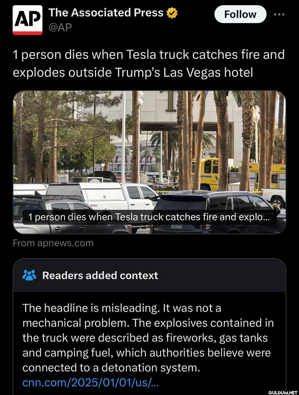 Community notes FTW.    AP...