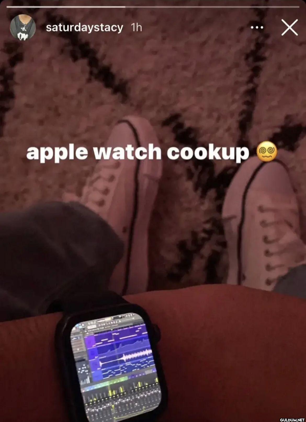 saturdaystacy 1h apple watch cookup