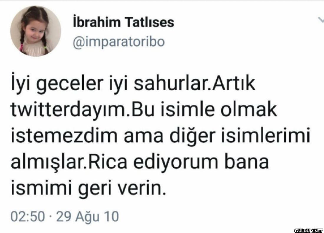 İyi geceler iyi sahurlar....