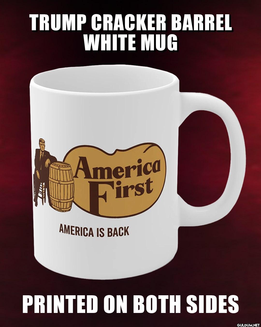 Trump Cracker Barrel White...