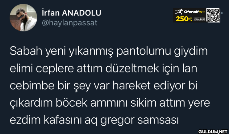 Ofansifbet 250₺ KAZANCINIZ...