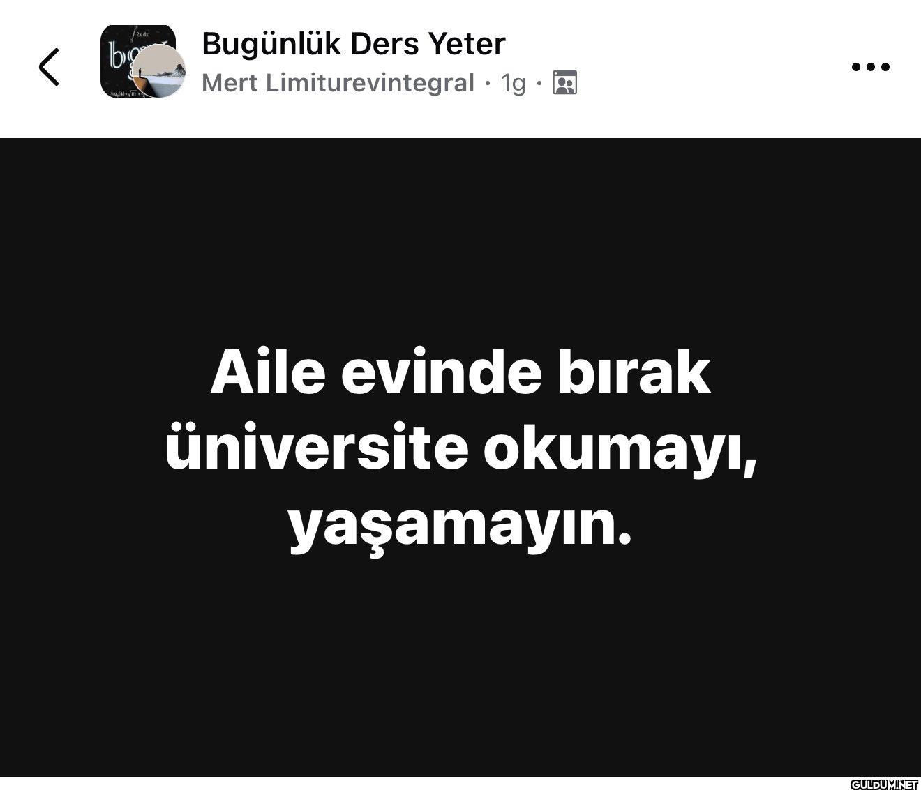 Ergenlik aile evine...