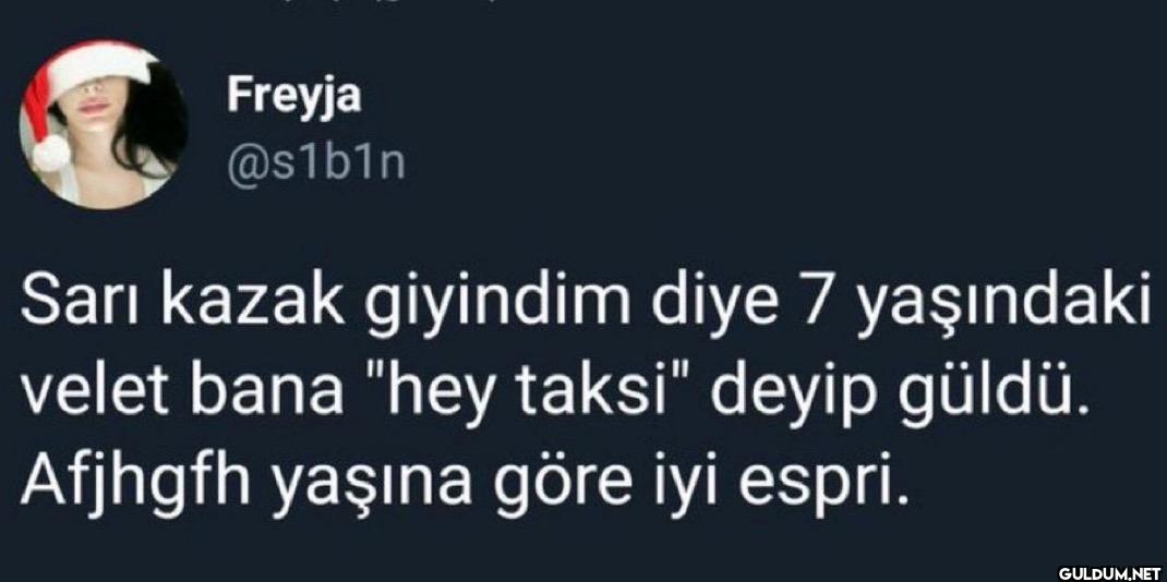 Sarı kazak giyindim diye 7...