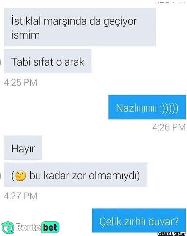 İstiklal marşında da...