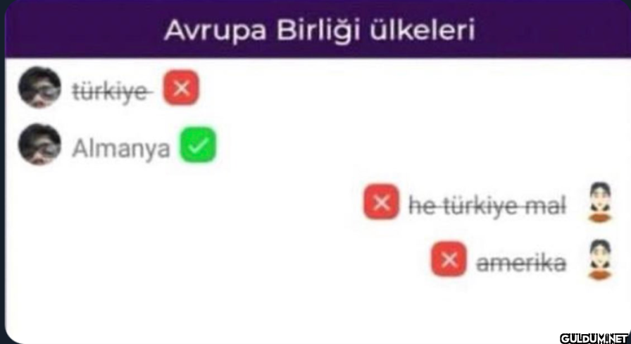 Avrupa Birliği ülkeleri...