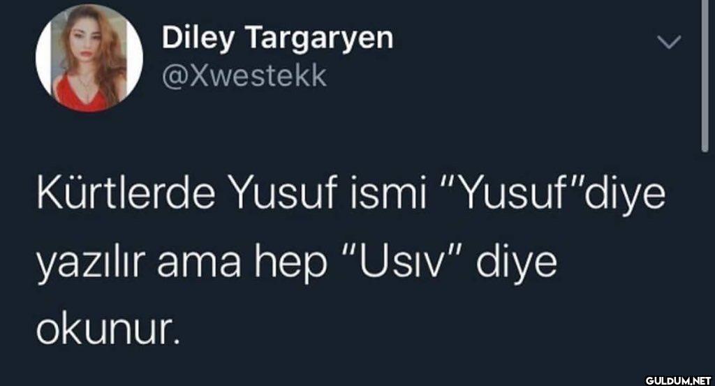 Kürtlerde Yusuf ismi...