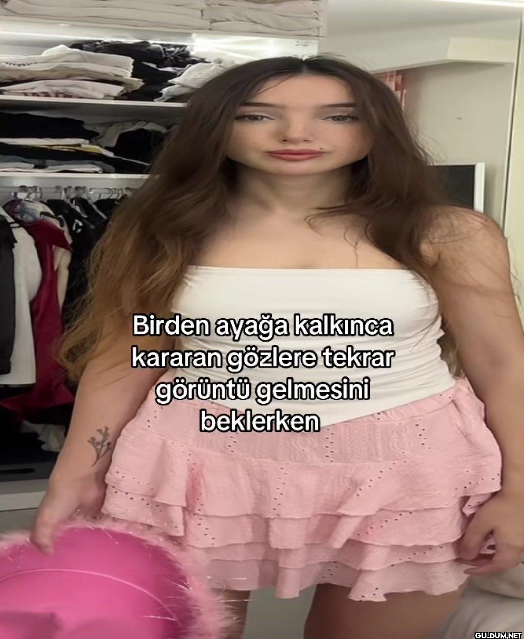 Birden ayağa kalkınca...