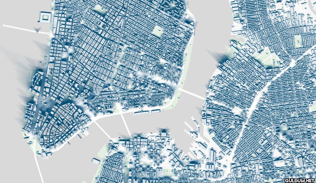 11. Map of shadows in NYC