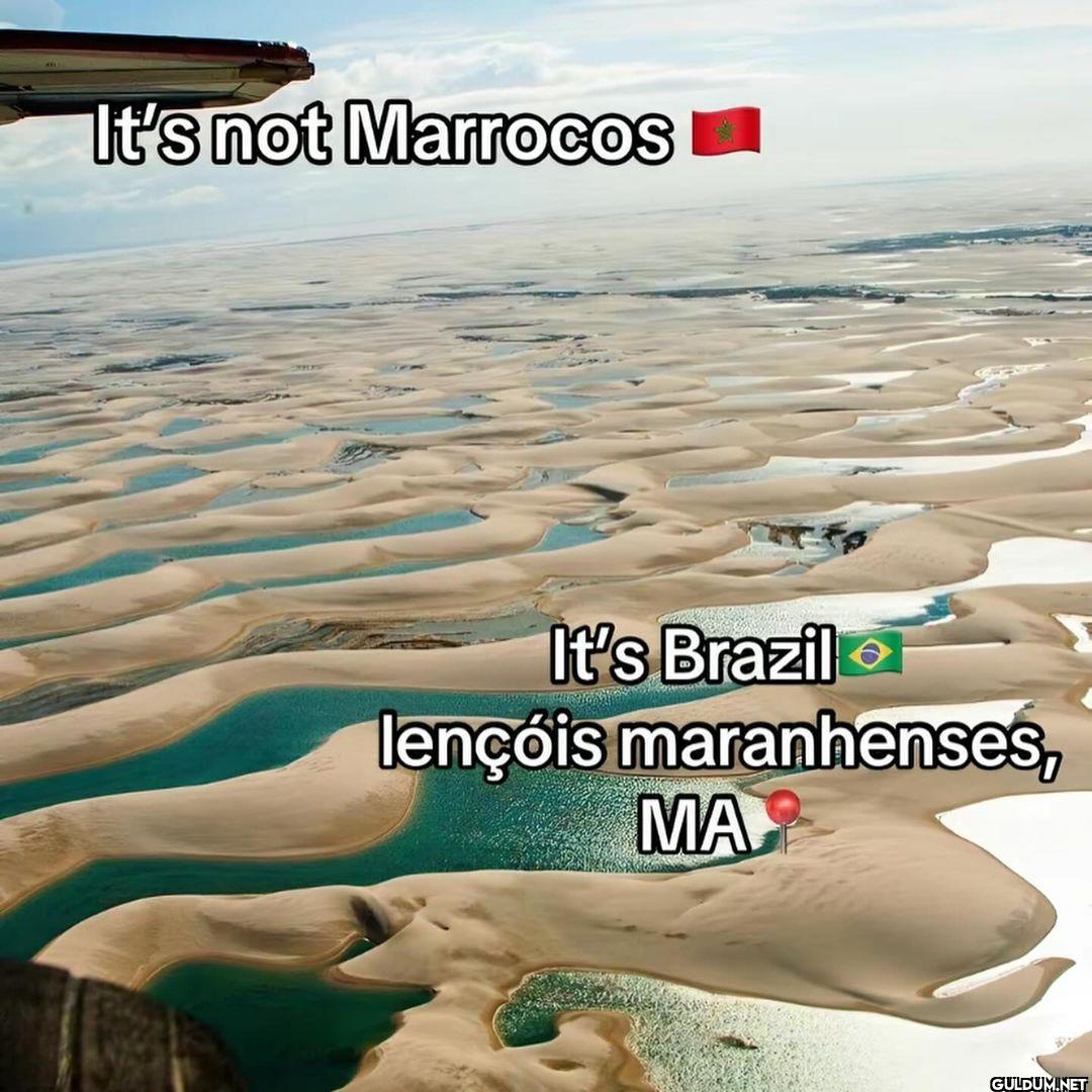 It's not Marrocos It's...