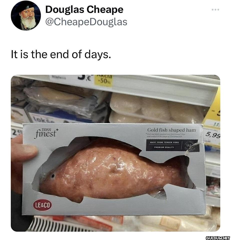 It is the end of days....