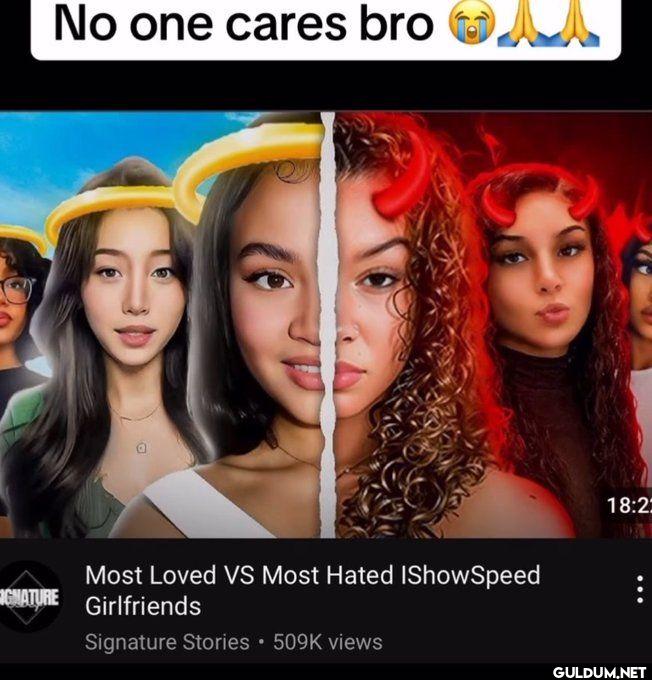 No one cares bro Most...