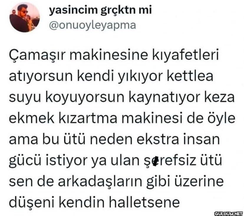 Çamaşır makinesine...