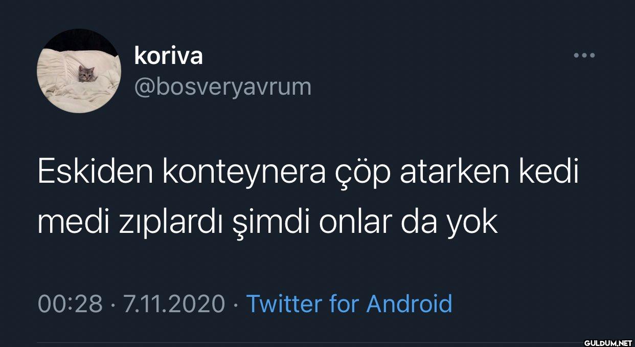 Eskiden konteynera çöp...