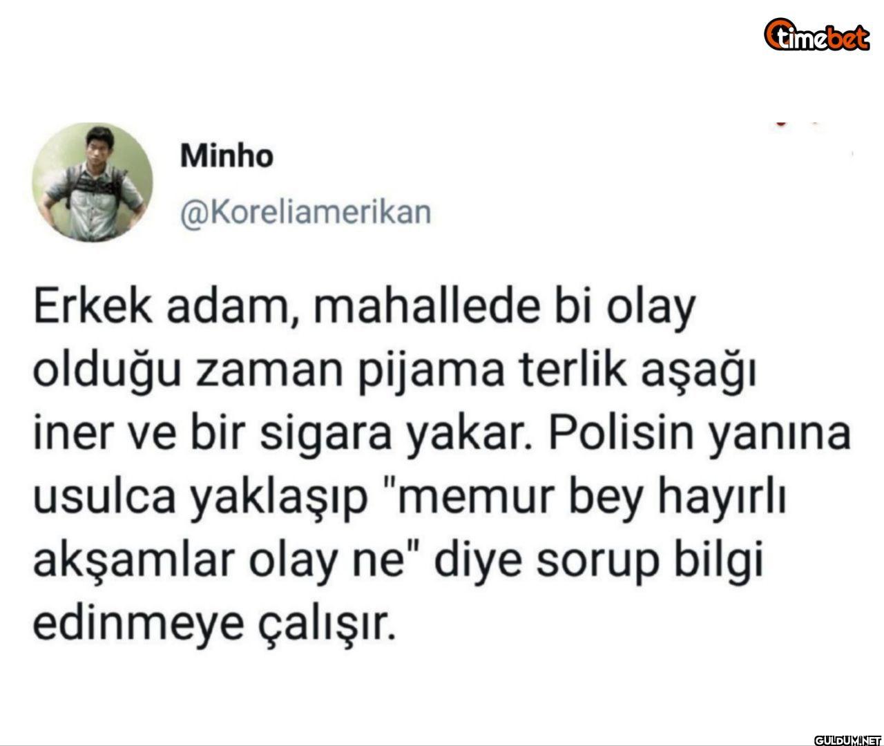 Erkek adam, mahallede bi...