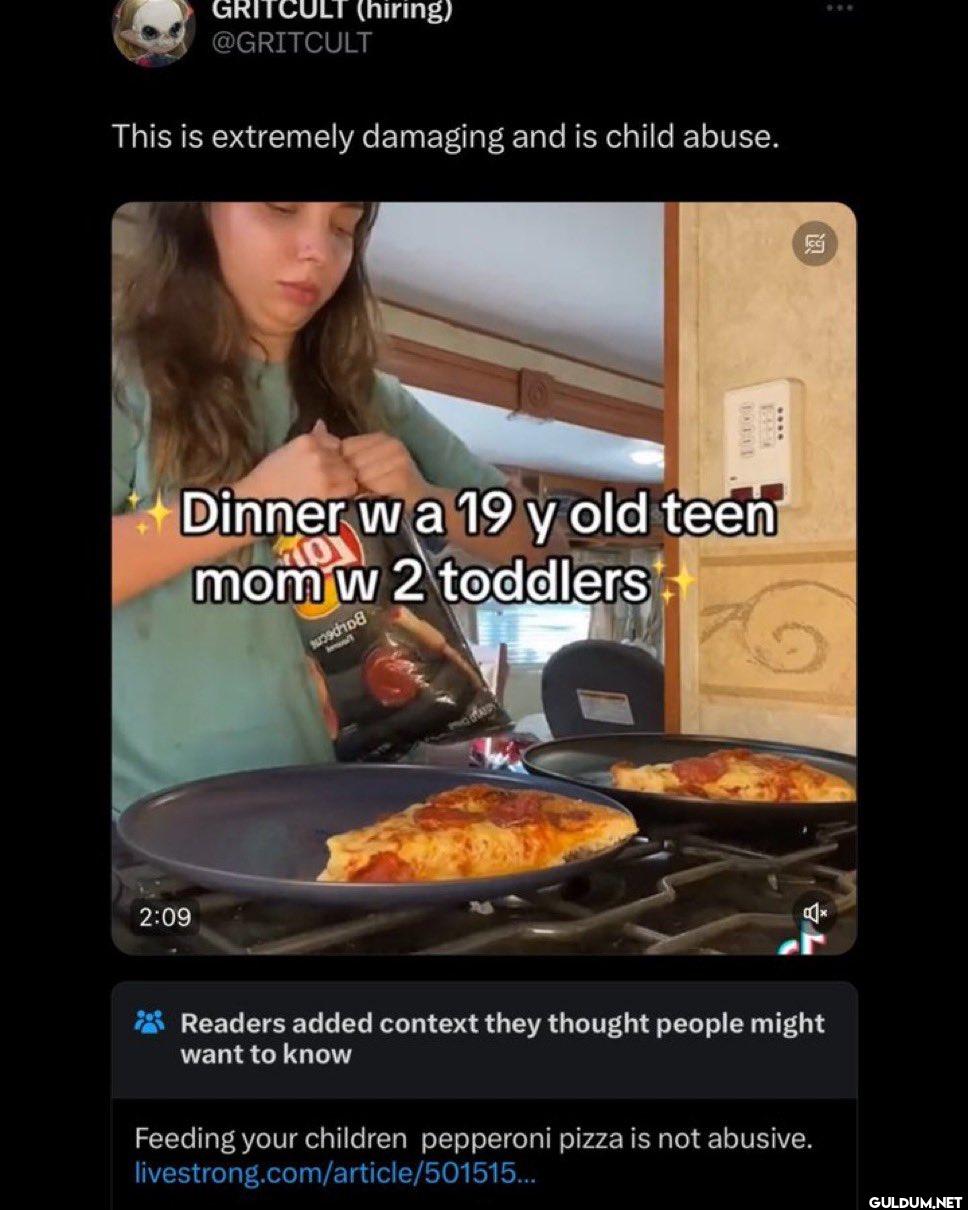 He must hate pizza.   ...