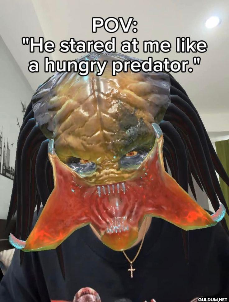 POV He stared at me a...