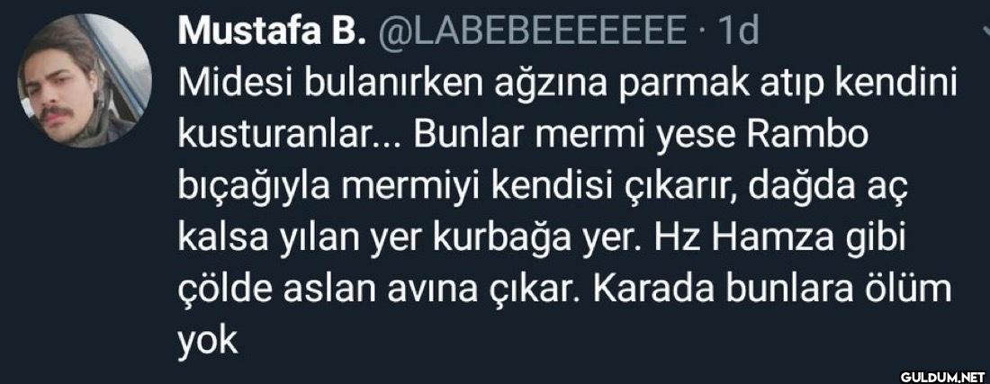 1d Midesi bulanırken...