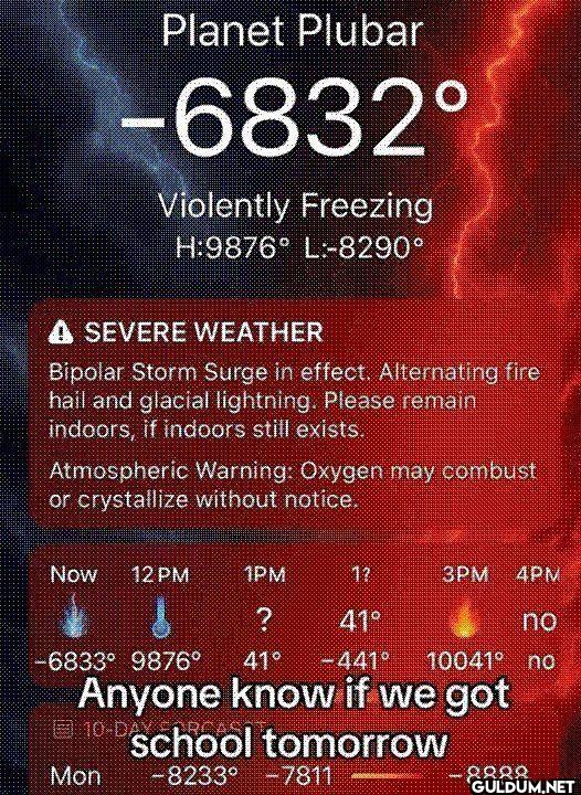 Planet Plubar -6832°...